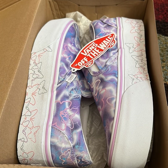 Vans Classic slip on stacked Butterfly Dreams - Picture 8 of 8